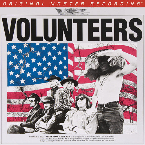 Jefferson Airplane Volunteers Numbered Limited Edition 180g 45rpm 2LP (Use code: FREESHIPPING at Checkout Two Orders or More UK Only)