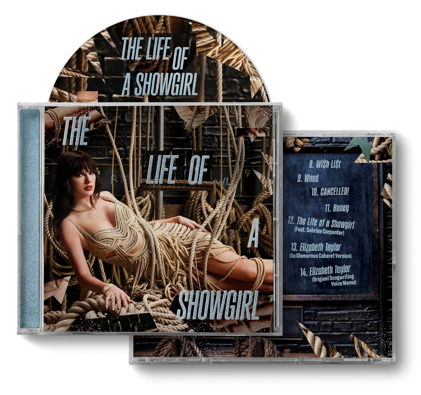 Taylor Swift THE LIFE OF A SHOWGIRL (SO GLAMOROUS CABARET VERSION) CD (Use code: FREESHIPPING at Checkout Two orders or more UK)