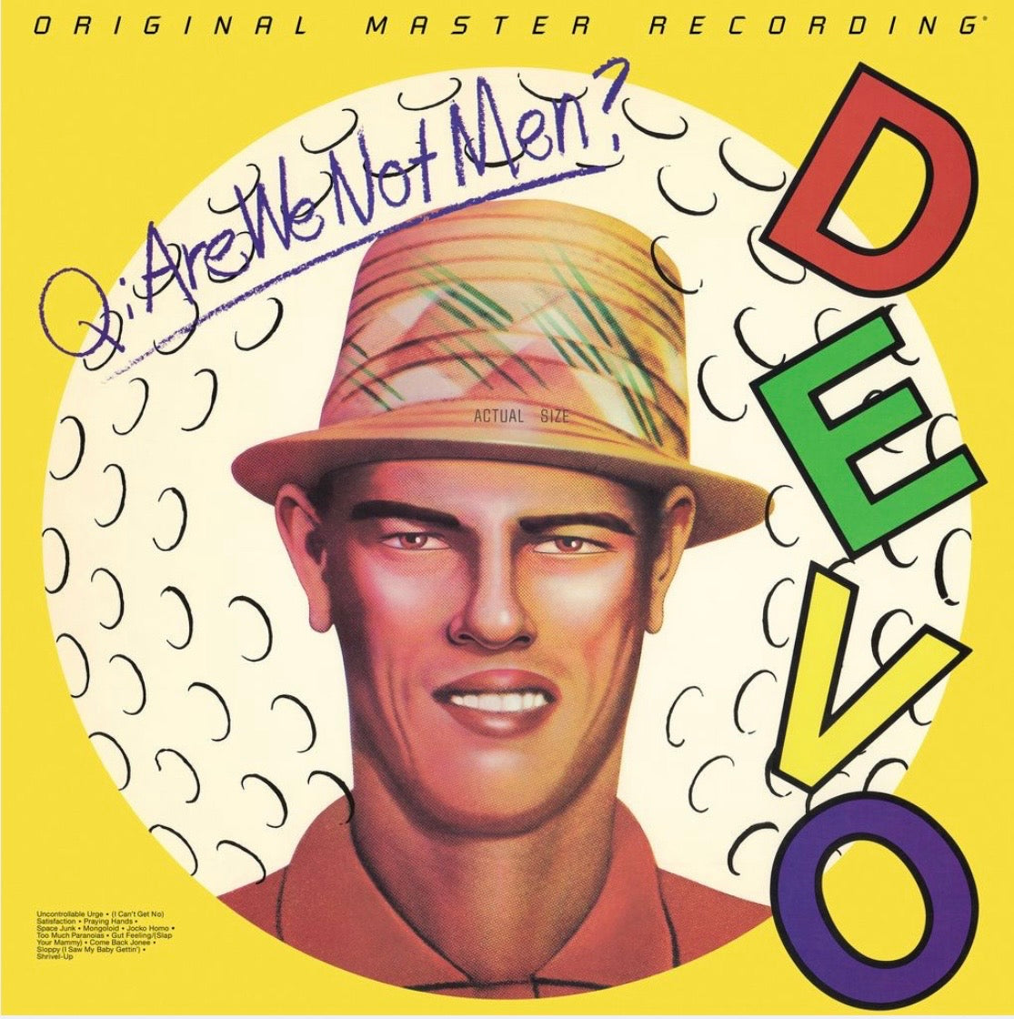 Devo Q: Are We Not Men? A: We Are Devo! MFSL (180g 45RPM 2LP)Vinyl (Use code: FREESHIPPING at Checkout Two Orders or More UK Only) Pre-order