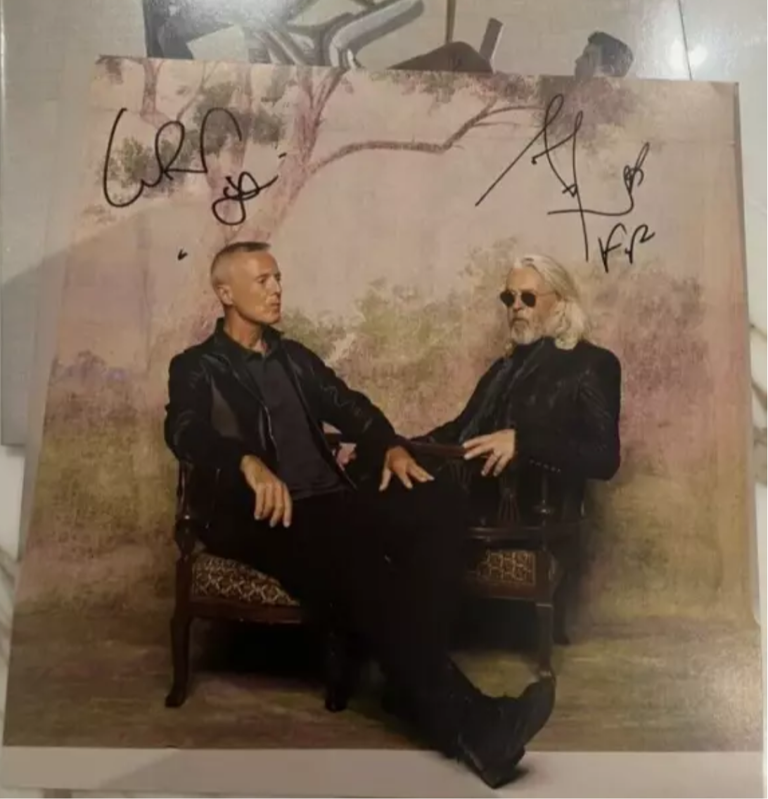 TEARS FOR FEARS - TIPPING POINT LP WITH Signed PRINT vinyl Record (Use code: FREESHIPPING at Checkout Two Orders or More UK Only)
