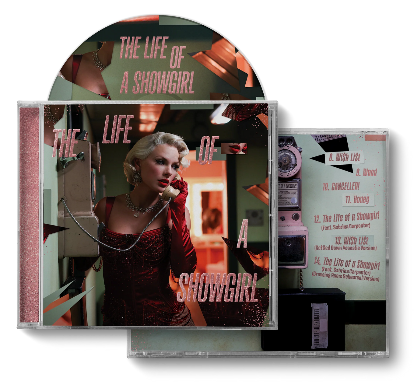 Taylor Swift THE LIFE OF A SHOWGIRL (DRESSING ROOM REHEARSAL VERSION) CD (Use code: FREESHIPPING at Checkout Two orders or more UK)