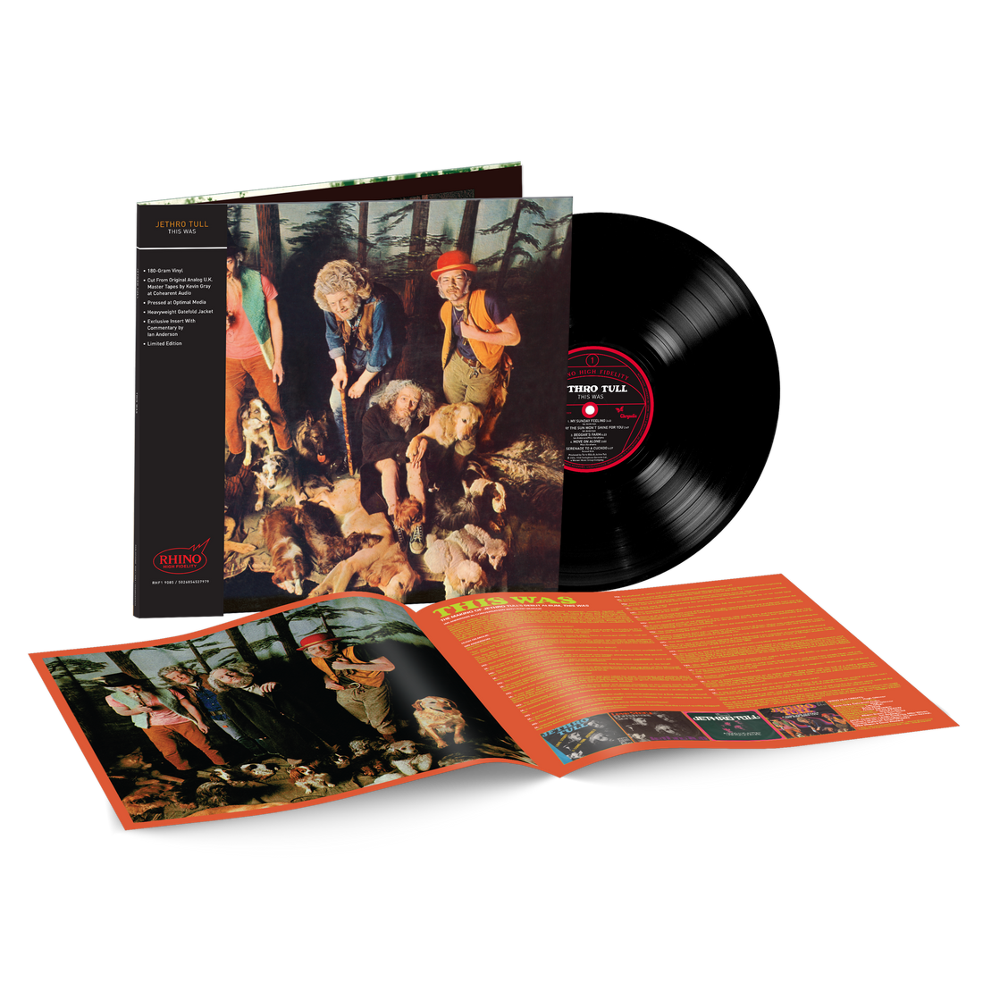 JETHRO TULL This Was (Rhino High Fidelity) Numbered Limited edition Vinyl Use code: FREESHIPPING at Checkout Two Orders or More UK Only)