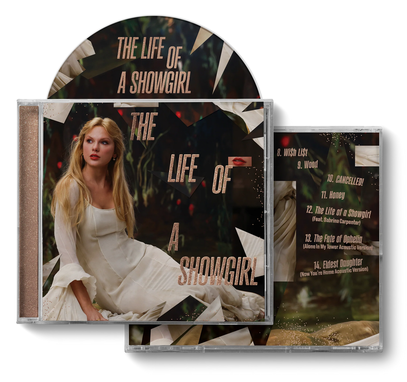 Taylor Swift THE LIFE OF A SHOWGIRL (ALONE IN MY TOWER ACOUSTIC VERSION) CD (Use code: FREESHIPPING at Checkout Two orders or more UK)