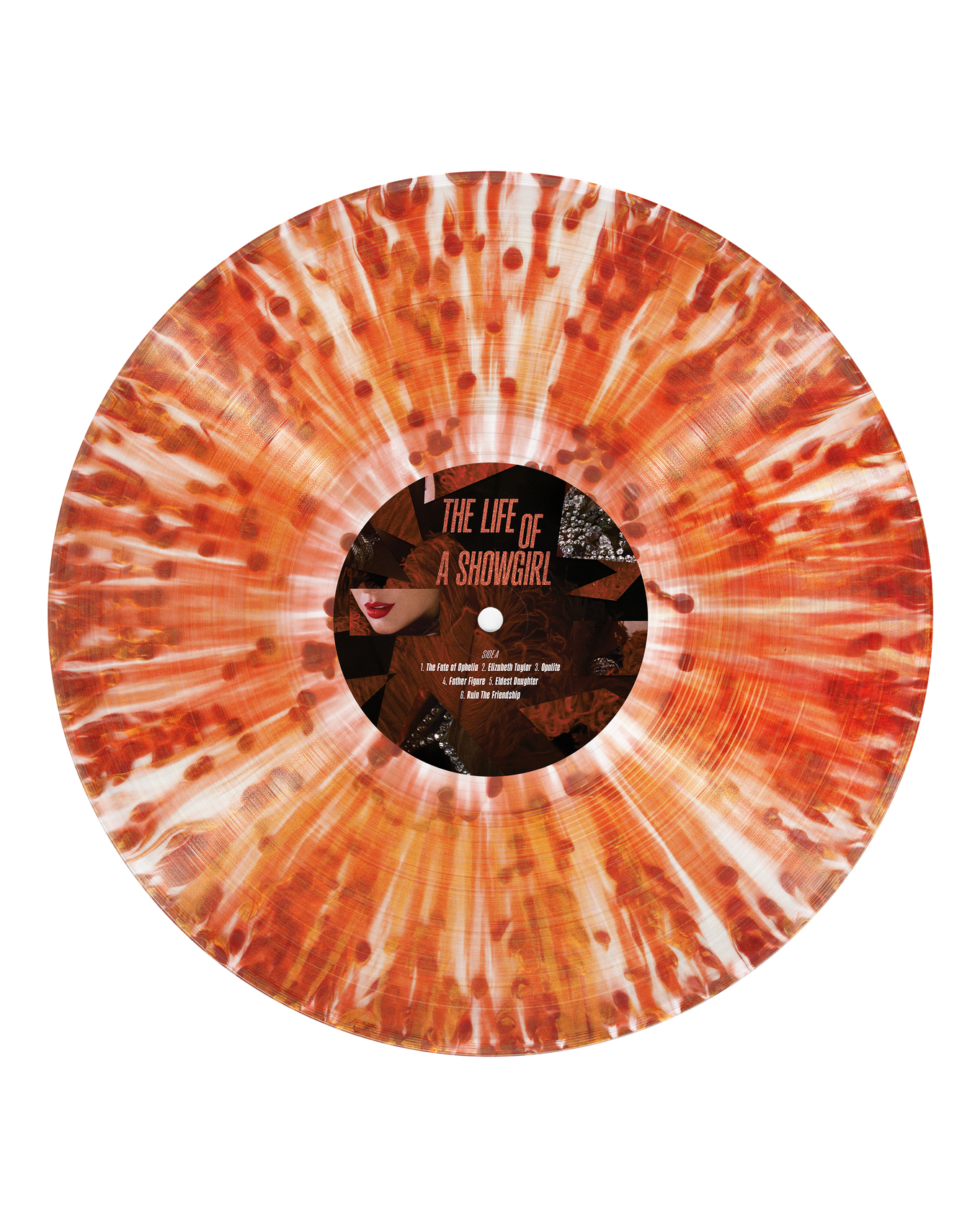 Taylor Swift THE LIFE OF A SHOWGIRL: THE TINY BUBBLES IN CHAMPAGNE EDITION (RED LIPSTICK & LACE TRANSPARENT VINYL) (Use code: FREESHIPPING at Checkout Two orders or more Pre-order Low stock