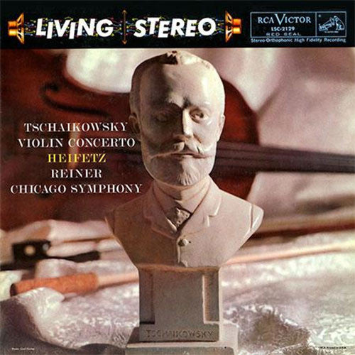Jascha Heifetz & Fritz Reiner Tchaikovsky Violin Concerto 180g LP (Use code: FREESHIPPING at Checkout Two Orders or More UK Only)