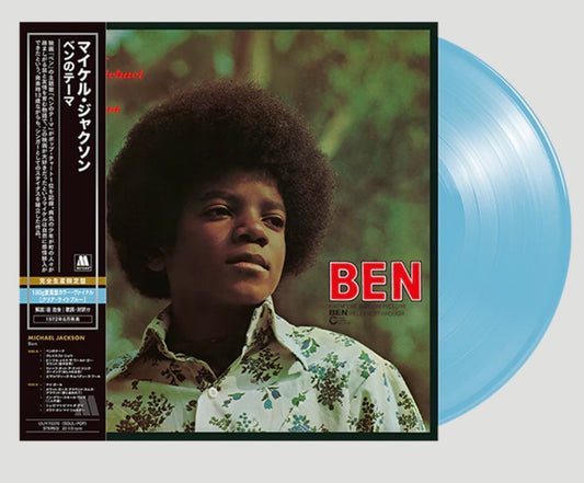 Michael Jackson BEN - TRANSPARENT LIGHT BLUE VINYL [JAPAN IMPORT] (Use code: FREESHIPPING at Checkout Two Orders or More UK Only) pre-order