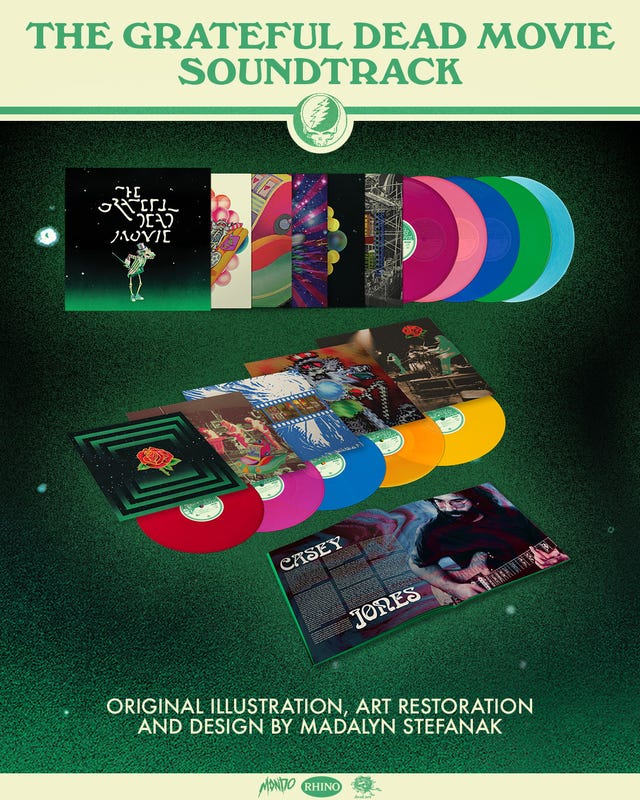 Grateful Dead The Grateful Dead Movie Soundtrack Numbered Limited Edition 10LP Box Set (Color Vinyl)