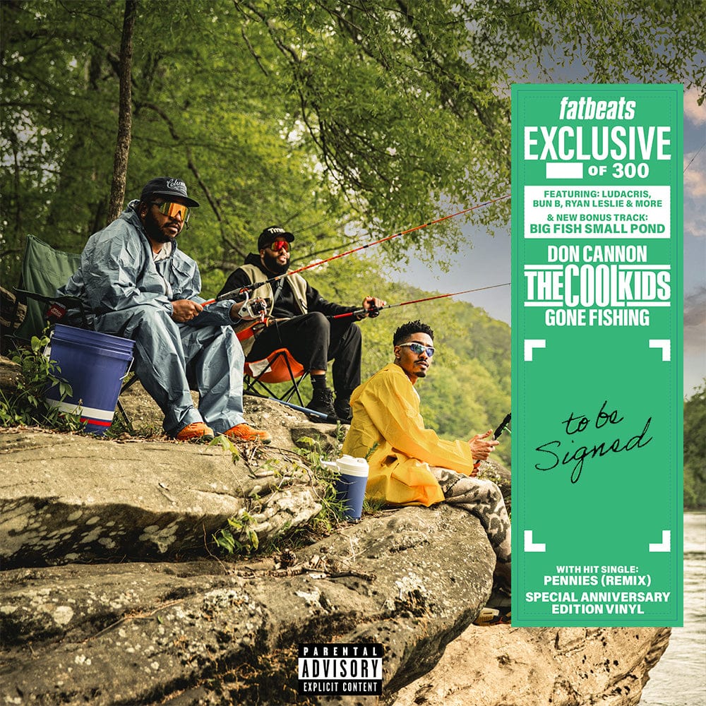 The Cool Kids and Don Cannon - Gone Fishing (Anniversary Edition) (2xLP - Signed Emerald Green Vinyl) (Use code: FREESHIPPING at Checkout Two Orders or More UK Only Pre-order