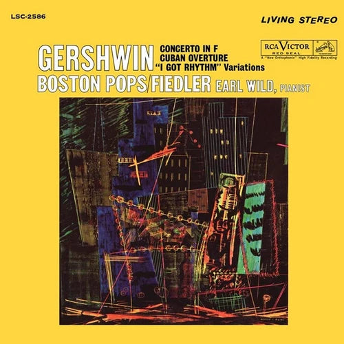 Boston Pops, Arthur Fiedler & Earl Wild Gershwin Concerto in F, Cuban Overture & I Got Rhythm Variations 180g 45rpm 2LP (Use code: FREESHIPPING at Checkout Two Orders or More UK Only) Pre-orders