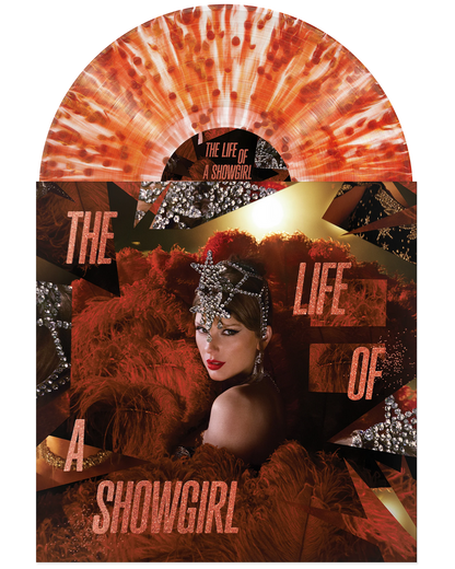 Taylor Swift THE LIFE OF A SHOWGIRL: THE TINY BUBBLES IN CHAMPAGNE EDITION (RED LIPSTICK & LACE TRANSPARENT VINYL) (Use code: FREESHIPPING at Checkout Two orders or more Pre-order Low stock