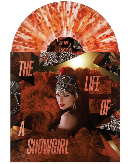 Taylor Swift THE LIFE OF A SHOWGIRL: THE TINY BUBBLES IN CHAMPAGNE EDITION (RED LIPSTICK & LACE TRANSPARENT VINYL) (Use code: FREESHIPPING at Checkout Two orders or more Pre-order Low stock