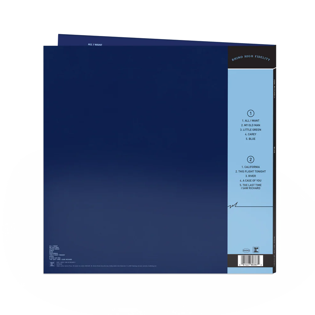 Joni Mitchell Blue (Rhino High Fidelity) vinyl (Use code: FREESHIPPING at Checkout Two Orders or More UK Only) pre-order