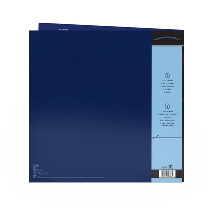 Joni Mitchell Blue (Rhino High Fidelity) vinyl (Use code: FREESHIPPING at Checkout Two Orders or More UK Only) pre-order