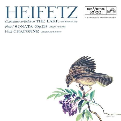 Jascha Heifetz The Lark 180g LP (Mono) (Use code: FREESHIPPING at Checkout Two Orders or More UK Only) Pre-orders