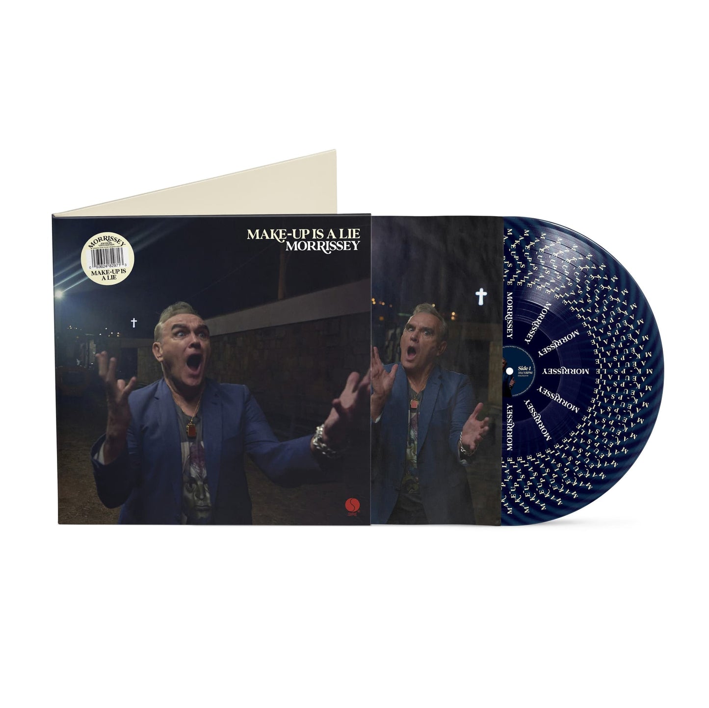 Morrissey Make-Up Is A Lie Zoetrope vinyl (Use code: FREESHIPPING at Checkout Two Orders or More UK Only)