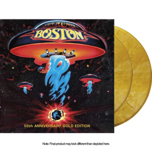 Boston Boston (50th Anniversary Edition) Numbered Limited Edition 180g 33rpm LP & 45rpm 12" Vinyl EP (Pearl Gold Vinyl)