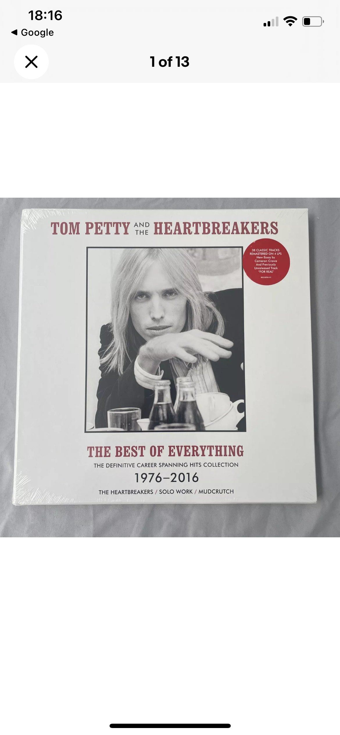 Tom Petty The Best Of Everything - The Definitive Career Spanning Hits Collection 1976-2016 4LP Remastered vinyl Box Set (Use code: FREESHIPPING at Checkout Two Orders or More UK Only)