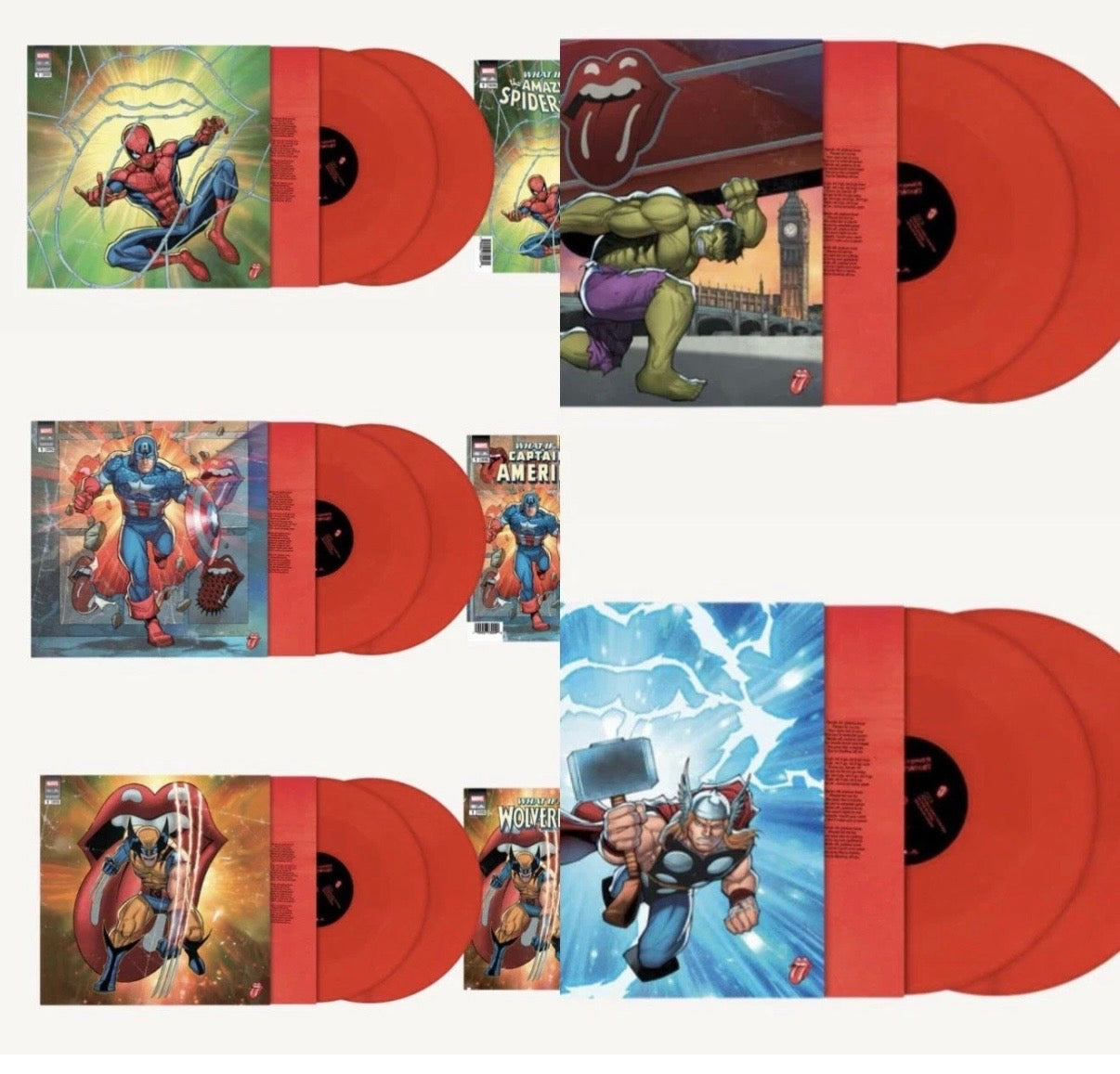 Rolling Stones "Foreign Tongues" Limited Edition Marvel Vinyl + Comic Book full set (Use code: FREESHIPPING at Checkout Two Orders or More UK Only) pre-order low Stock