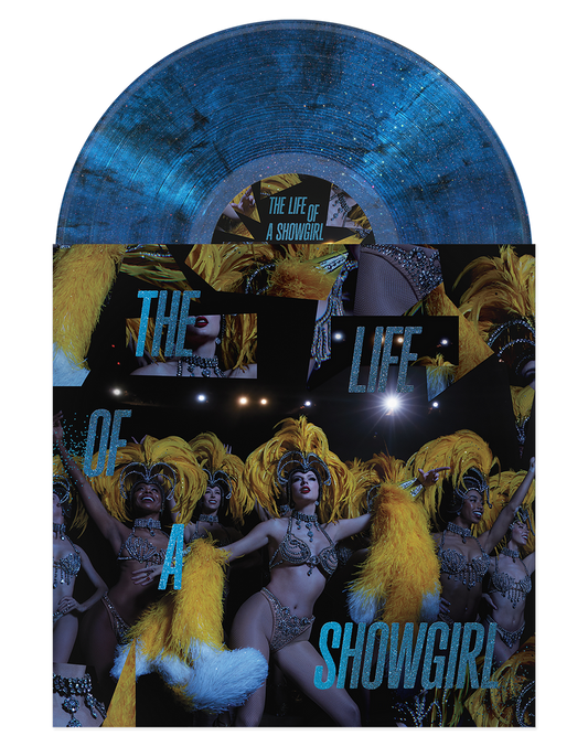Taylor Swift THE LIFE OF A SHOWGIRL: BABY, THAT'S SHOW BUSINESS EDITION (LAKESIDE BEACH BLUE SPARKLE VINYL) (Use code: FREESHIPPING at Checkout Two Orders or More UK Only) Pre-Order Low stock