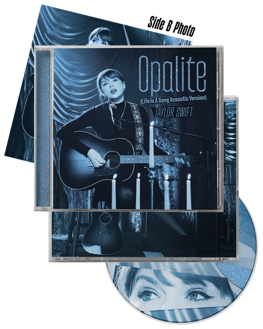Taylor Swift OPALITE (LIFE IS A SONG ACOUSTIC VERSION) CD SINGLE WITH DOUBLE-SIDED COVER low stock