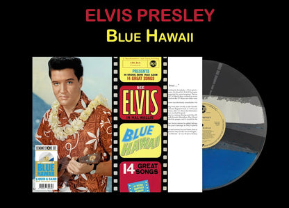 Elvis Presley - Blue Hawaii - 1LP -Liquid-Filled Vinyl – Blue Liquid & Sand [RSD 2026] (Use code: FREESHIPPING at Checkout Two Orders or More UK Only) low stock
