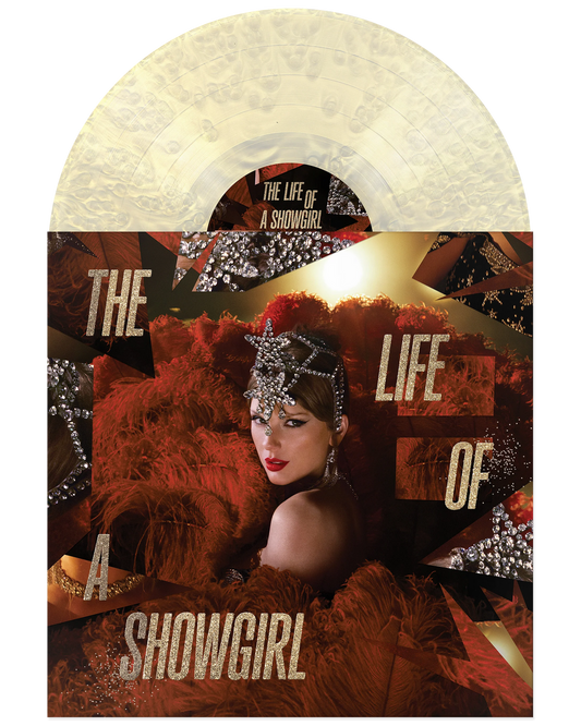 Taylor Swift THE LIFE OF A SHOWGIRL: THE TINY BUBBLES IN CHAMPAGNE EDITION (UNDER BRIGHT LIGHTS PEARLESCENT VINYL) (Use code: FREESHIPPING at Checkout Two orders or more Pre-order low stock