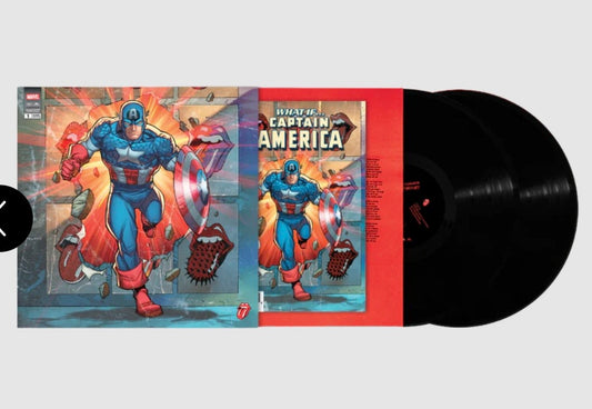 The Rolling Stones Foreign Tongues Limited Edition Marvel Vinyl + Comic Book / CAPTAIN AMERICA (Use code: FREESHIPPING at Checkout Two Orders or More UK Only) low stock