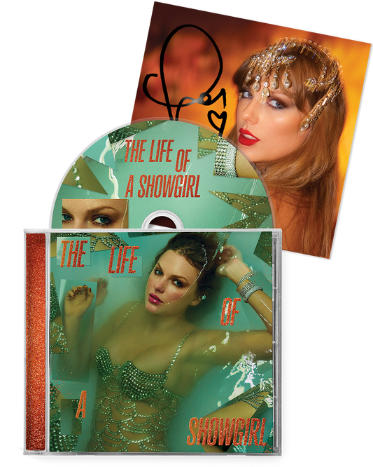Taylor Swift THE LIFE OF A SHOWGIRL CD + HAND SIGNED PHOTO 1 Use code: FREESHIPPING at Checkout Two orders or more Pre-order