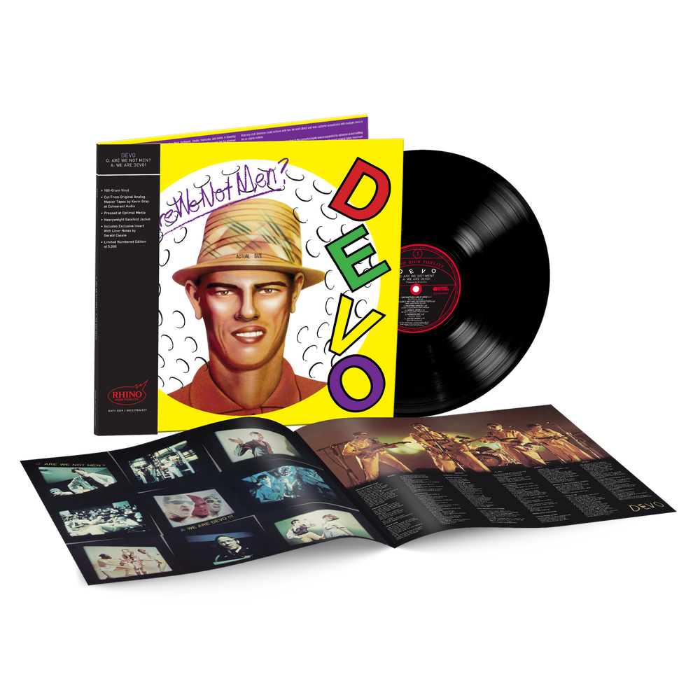 Devo Q: Are We Not Men? A. We Are Devo! (Rhino High Fidelity) use code (FREESHIPPING at Checkout Two Orders or More UK Only) Pre-Order