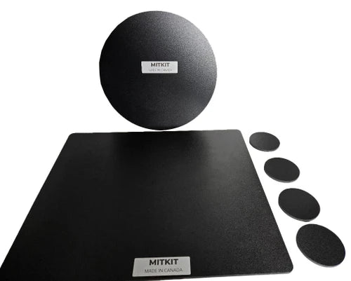 MITMAT 300mm Turntable Platter Mat, Isolation Base & Footers MITKIT Value Pack