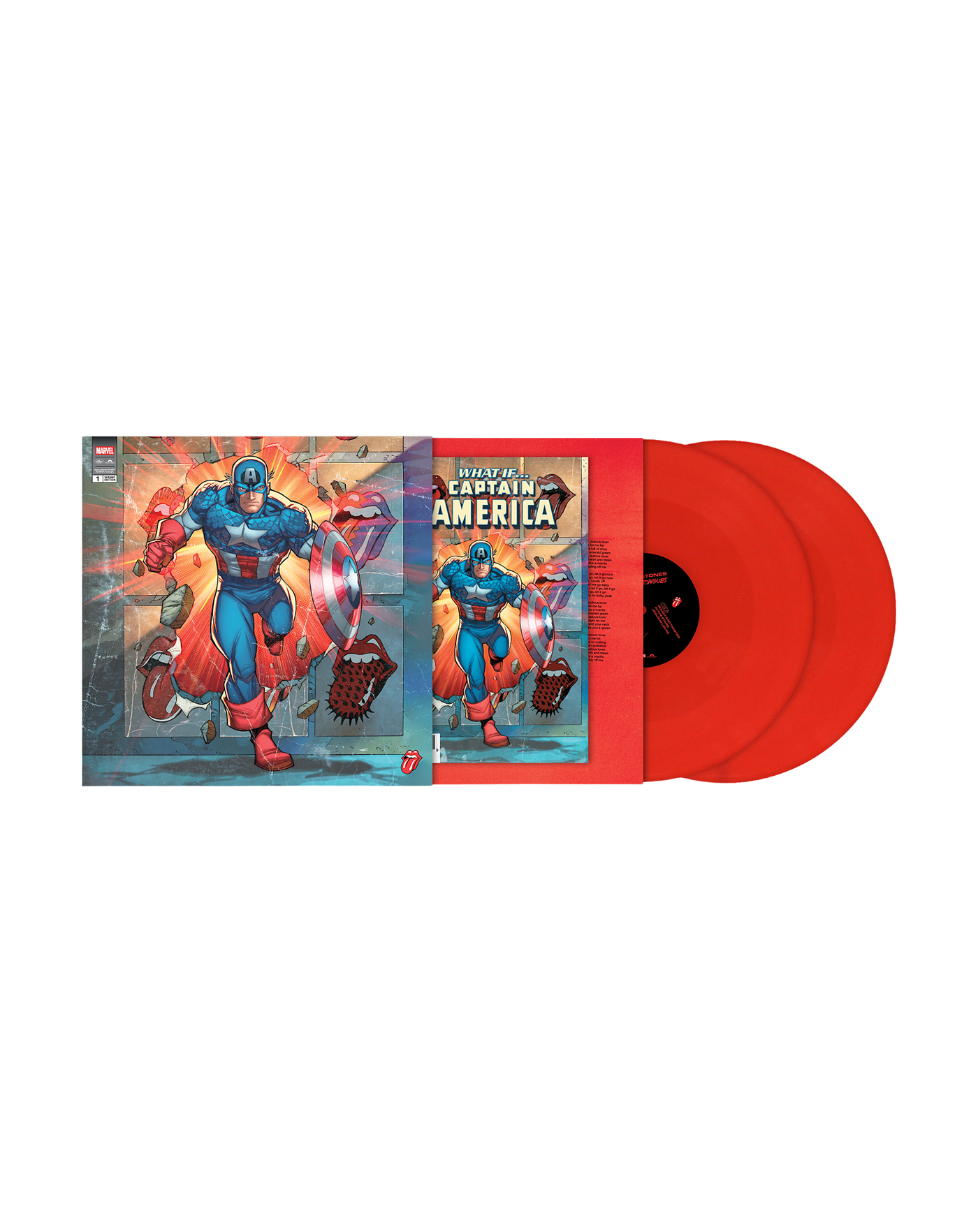 The Rolling Stones Foreign Tongues Limited Edition Marvel Vinyl + Comic Book / CAPTAIN AMERICA (Use code: FREESHIPPING at Checkout Two Orders or More UK Only) pre-order