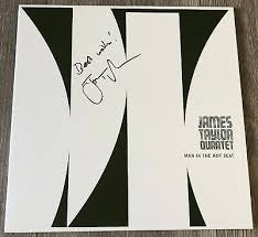 JAMES TAYLOR QUARTET SIGNED AUTOGRAPH MAN IN THE HOT SEAT VINYL ALBUM vinyl LP (Use code: FREESHIPPING at Checkout Two Orders or More UK Only)