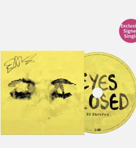 ED SHEERAN - EYES CLOSED (SIGNED CD SINGLE) (Use code: FREESHIPPING at Checkout Two Orders or More UK Only)