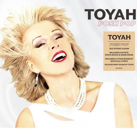 TOYAH - POSH POP - SIGNED CD. 1/1000 LIMITED EDITION (Use code: FREESHIPPING at Checkout Two Orders or More UK Only)