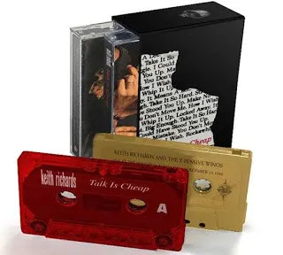 Keith Richards CASSETTE - Talk Is Cheap / Live At The Palladium (Use code: FREESHIPPING at Checkout Two Orders or More UK Only)