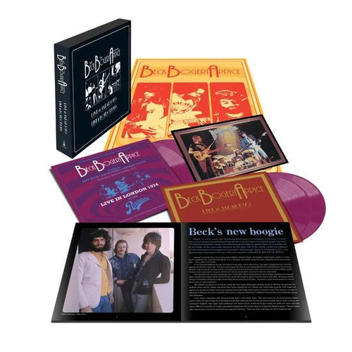 Beck, Bogert & Appice Live in Japan 1973, Live in London 1974 4LP Box Set (Grape Vinyl) (Use code: FREESHIPPING at Checkout Two Orders or More UK Only