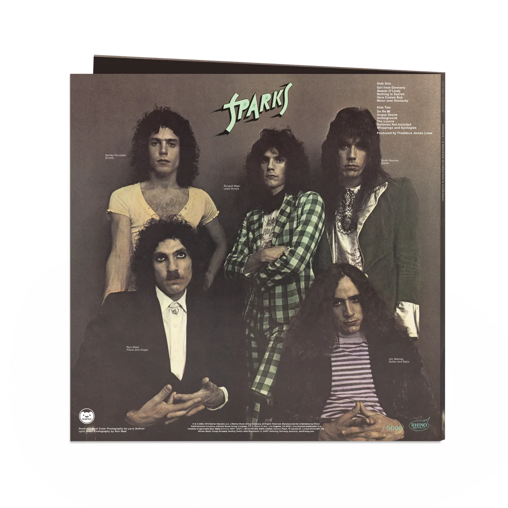 Sparks A Woofer In Tweeter's Clothing (Rhino High Fidelity) vinyl (Use code: FREESHIPPING at Checkout Two Orders or More UK Only Pre-order