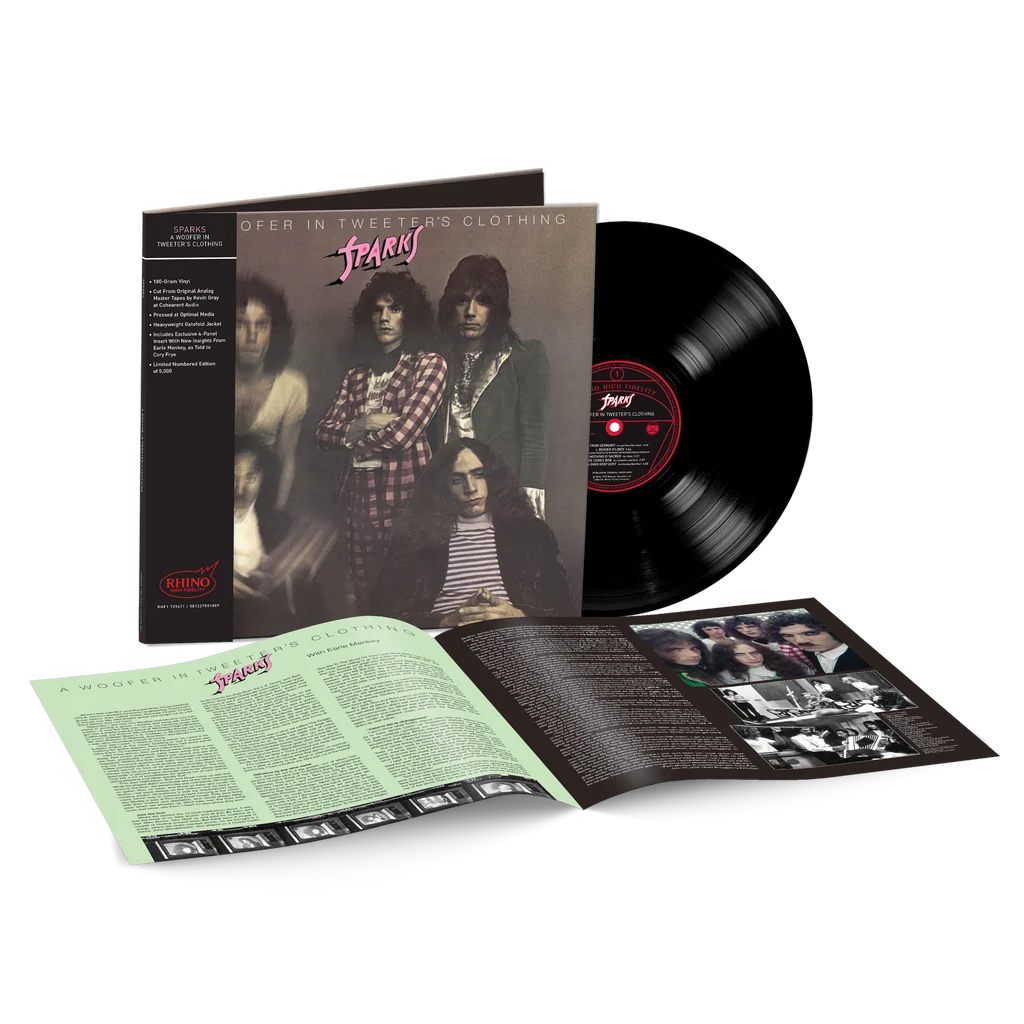 Sparks A Woofer In Tweeter's Clothing (Rhino High Fidelity) vinyl (Use code: FREESHIPPING at Checkout Two Orders or More UK Only Pre-order